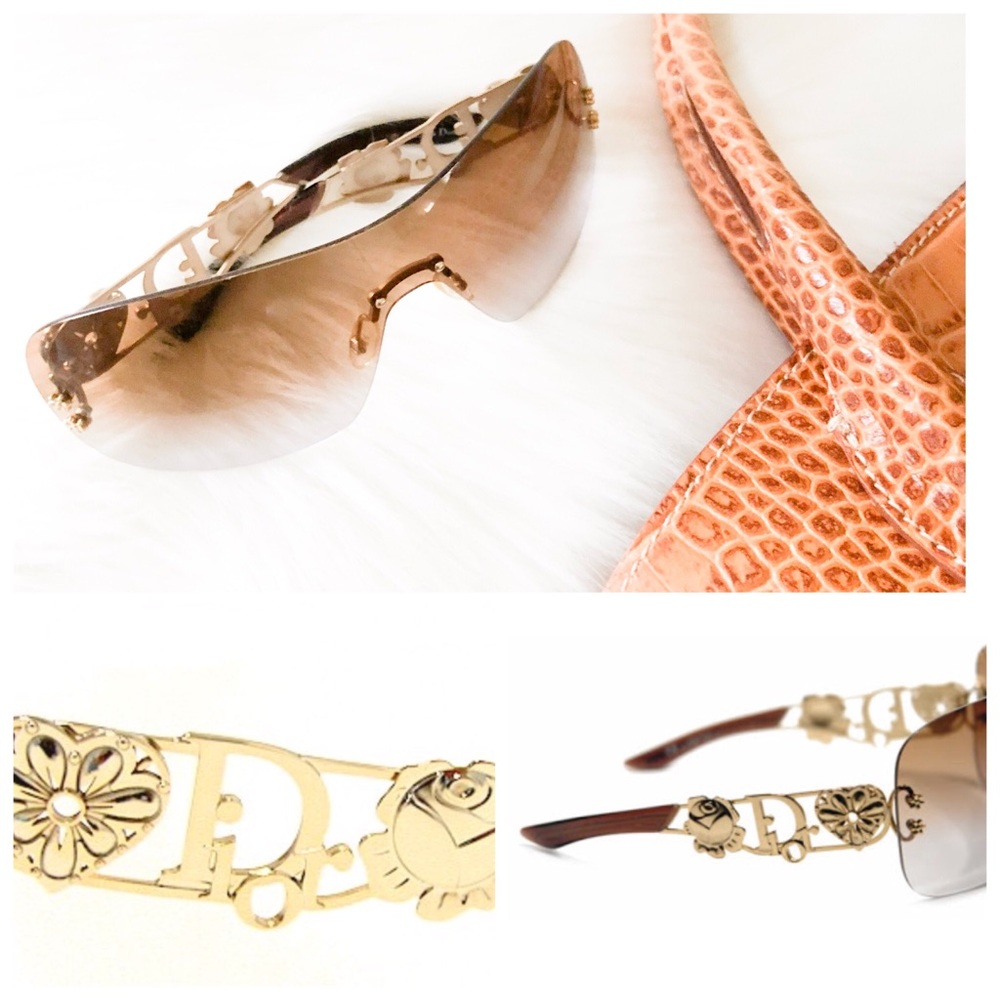 Dior gold sunnies